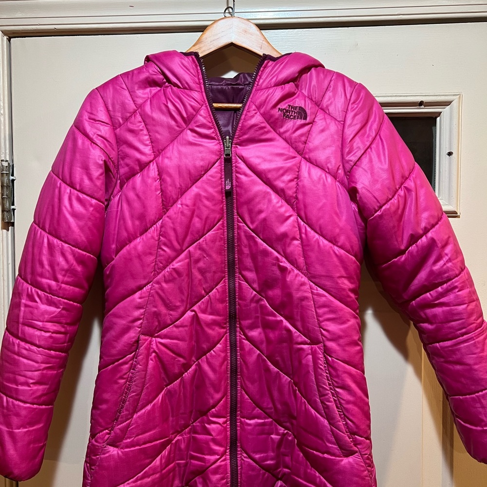 Big Girls North Face Reversible Coat XL/18